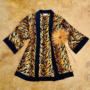 VTG Tiger Print Robe